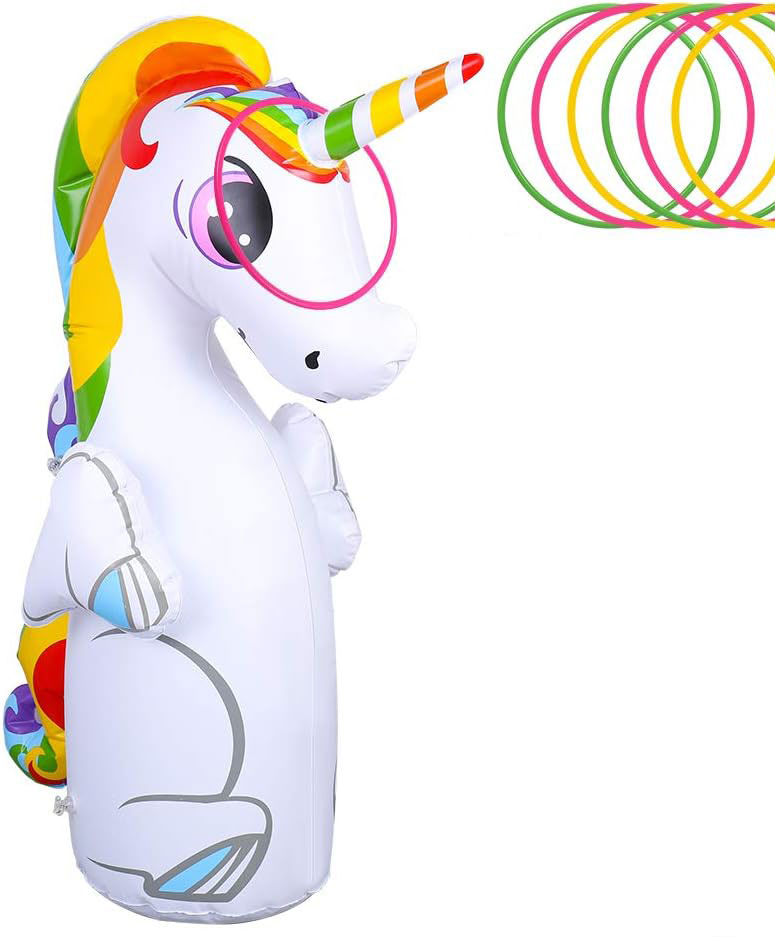 Inflatable Unicorn Ring Toss
